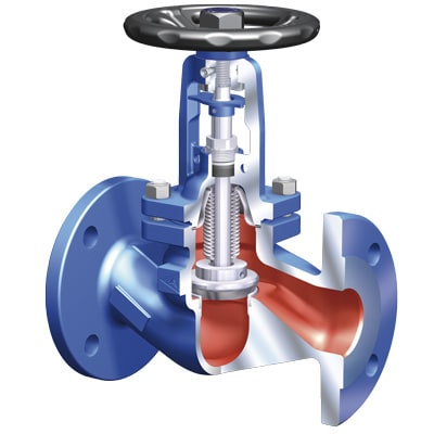 Distributor Ari Armaturen Globe Valve Bellow Seal ARI FABA DN 25 PN 16 Cast Iron surabaya